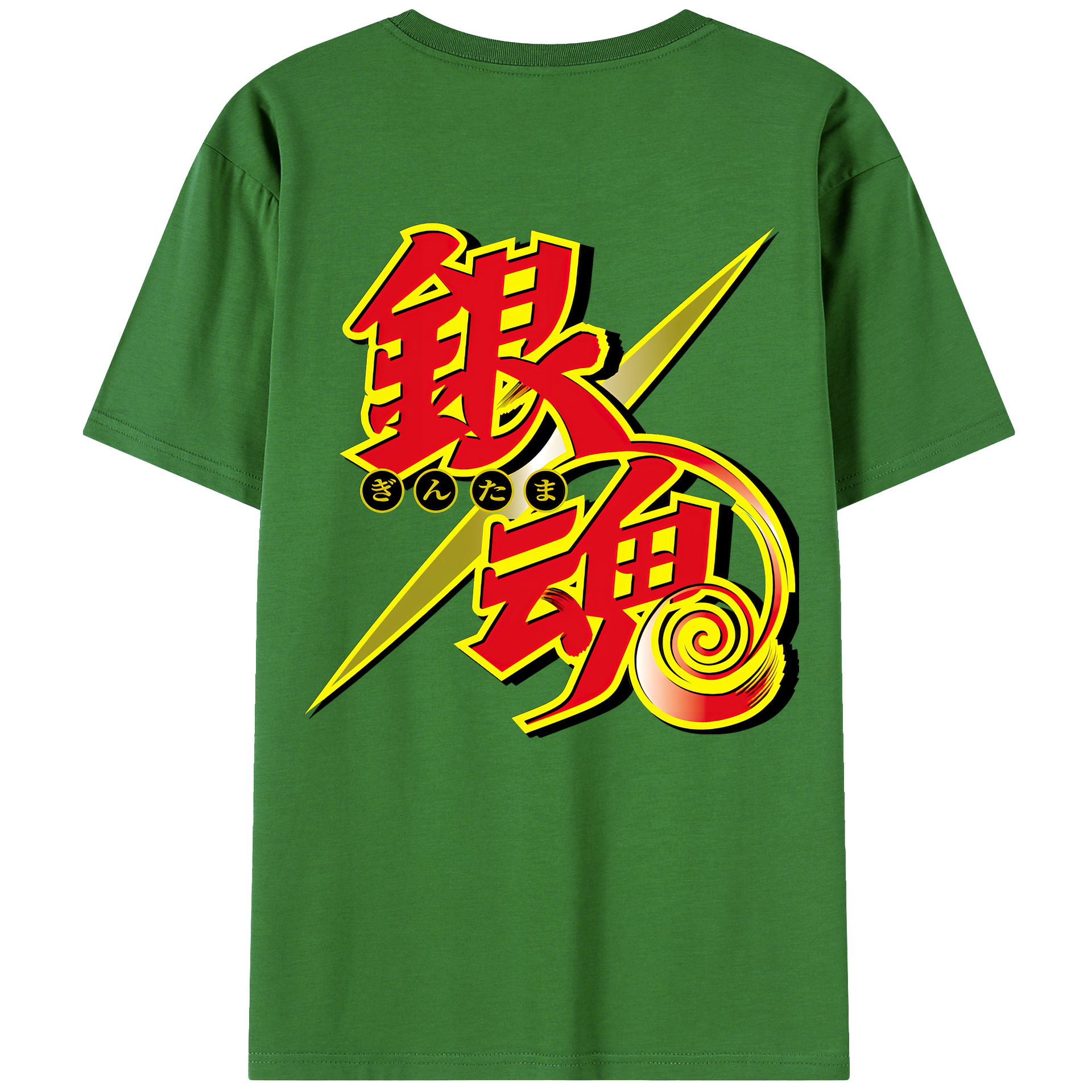 （画像用） ぎんたま 坂田銀時（さかたぎんとき） 神楽 志村新八（しむら しんぱち） GINTAMA Sakata Gintoki Kagura Shimura Shinpachi レディース半袖Tシャツ(バックプリント)